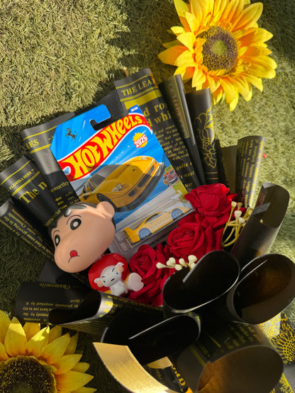 Ferrari F40 Competizione Hot Wheels Bouquet – Cute chaos, the Shinchan way