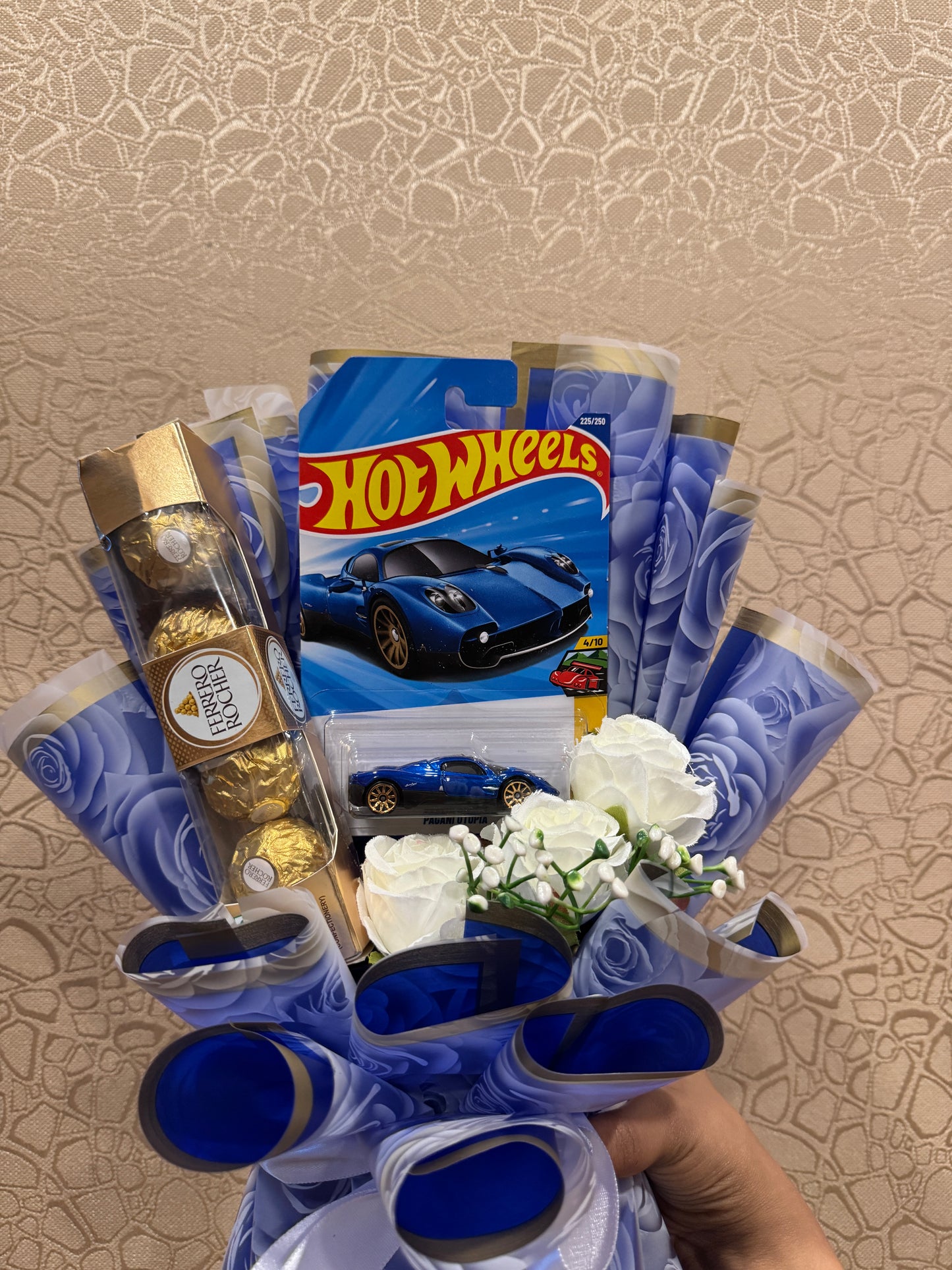 The Hot Wheels Bouquet Pagani Utopia  - Luxury Meets Sweetness