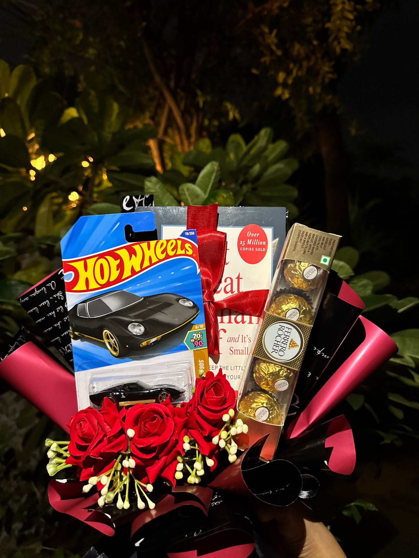 Premium Hot Wheels Chocolate Bouquet with Book – A Gift That Speaks Class & Creativity