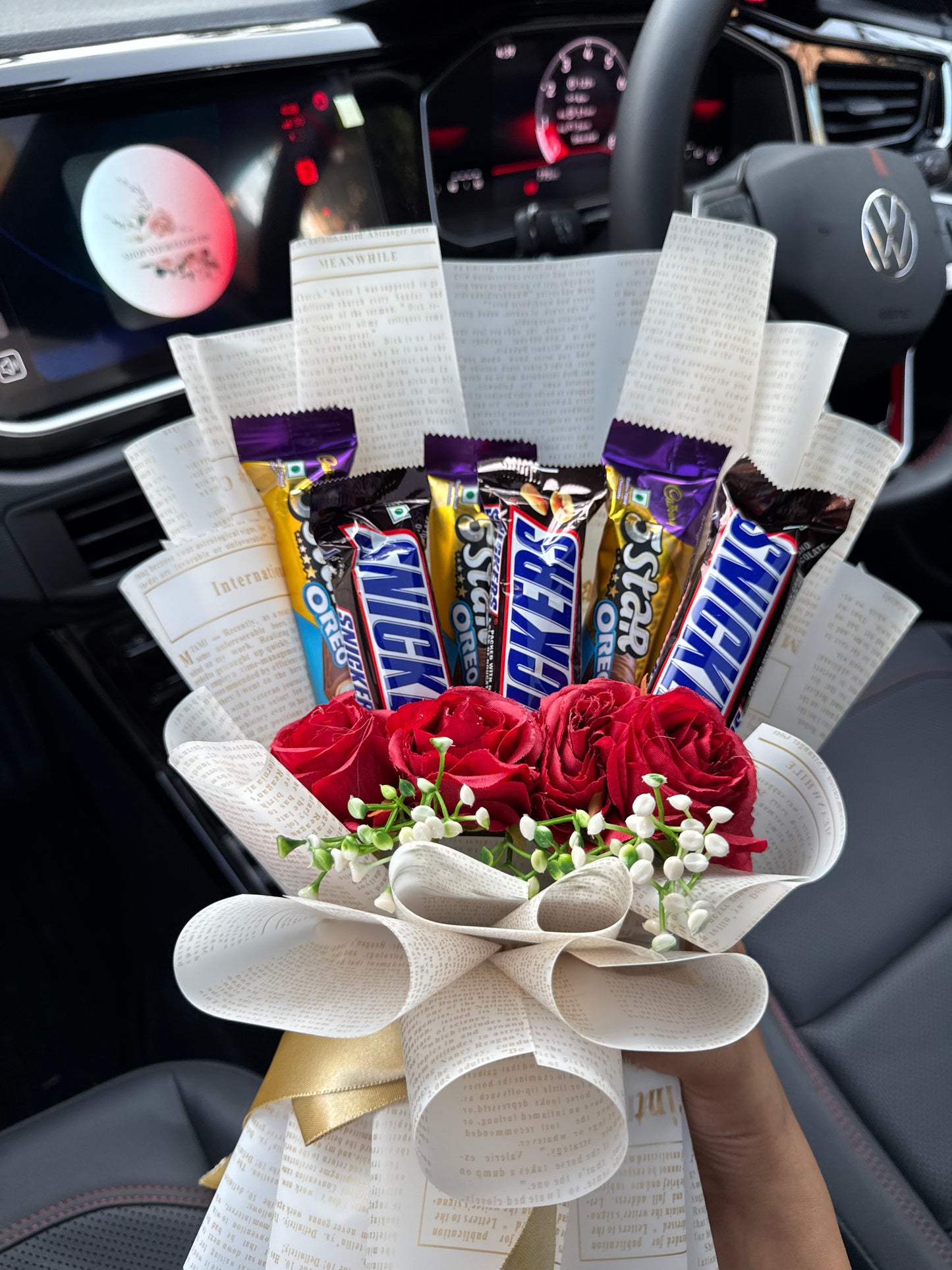 Luxury Chocolate Bouquet - Snickers & Five Star Oreo