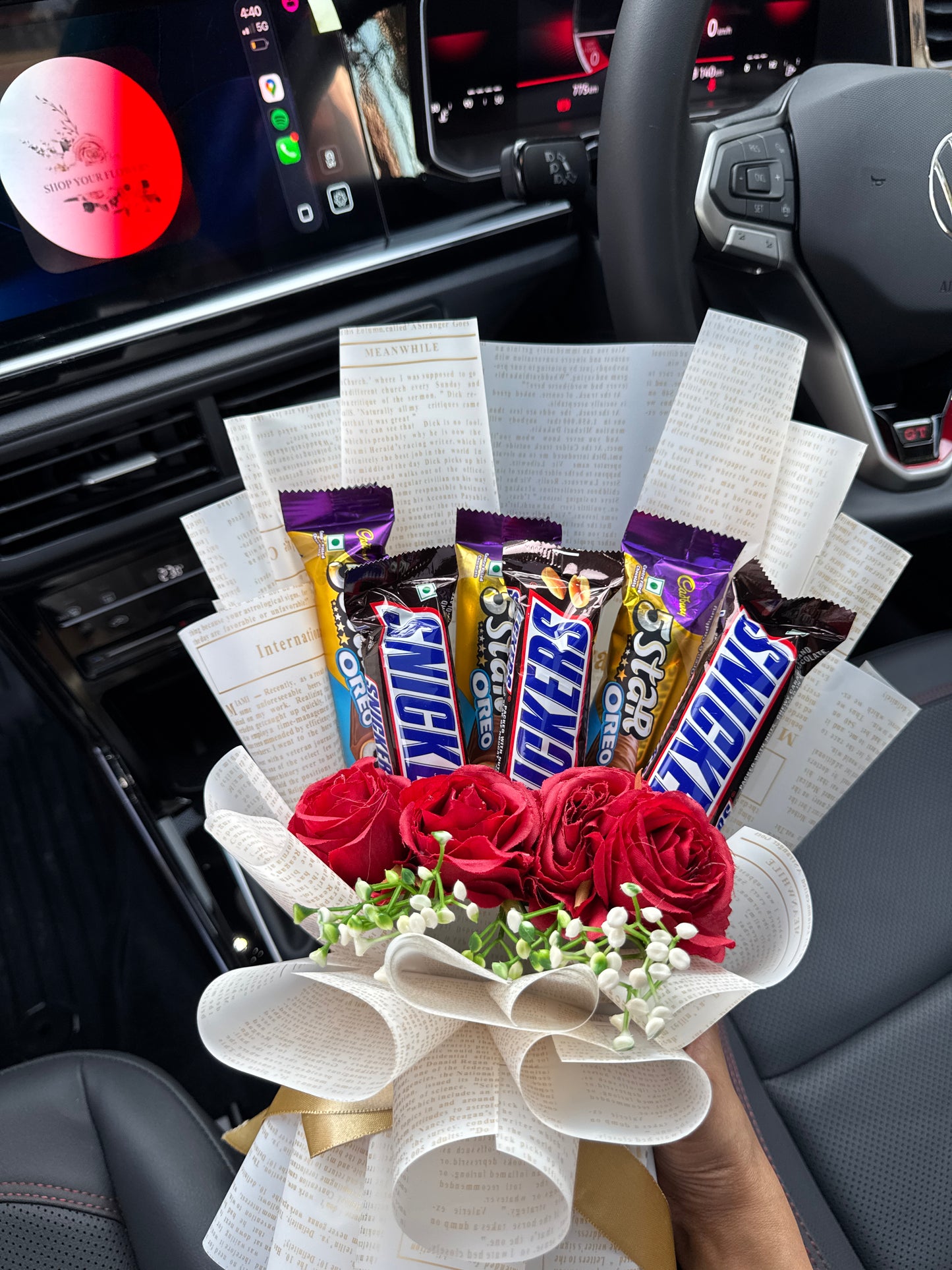 Luxury Chocolate Bouquet - Snickers & Five Star Oreo