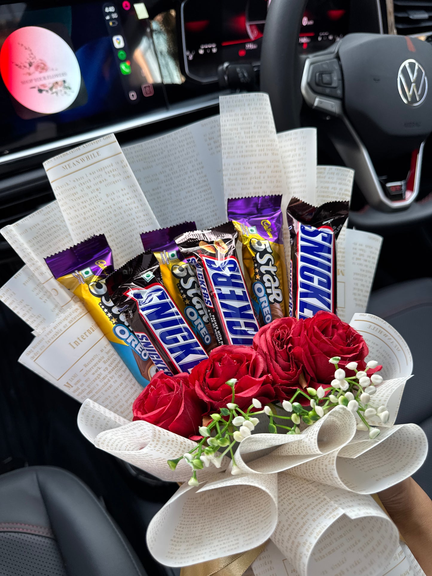 Luxury Chocolate Bouquet - Snickers & Five Star Oreo