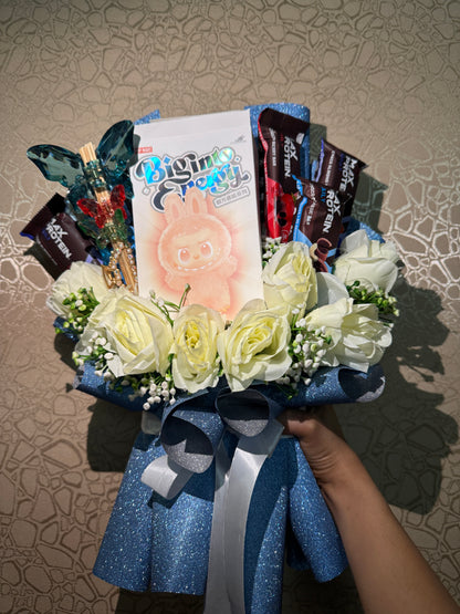 The Protein Bouquet - Strength Wrapped in Roses