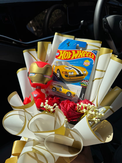 Ferrari 365 GTB4 Competizione Hot Wheels Bouquet – Iron Man energy, elevated
