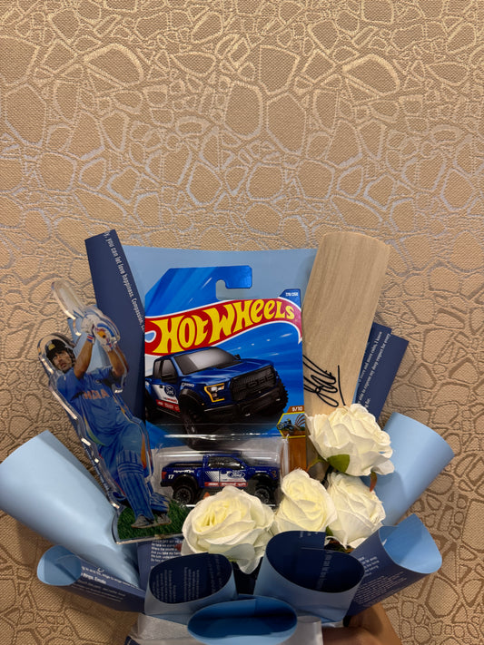Dhoni Hot Wheels bouquet - Dhoni Legacy Bouquet