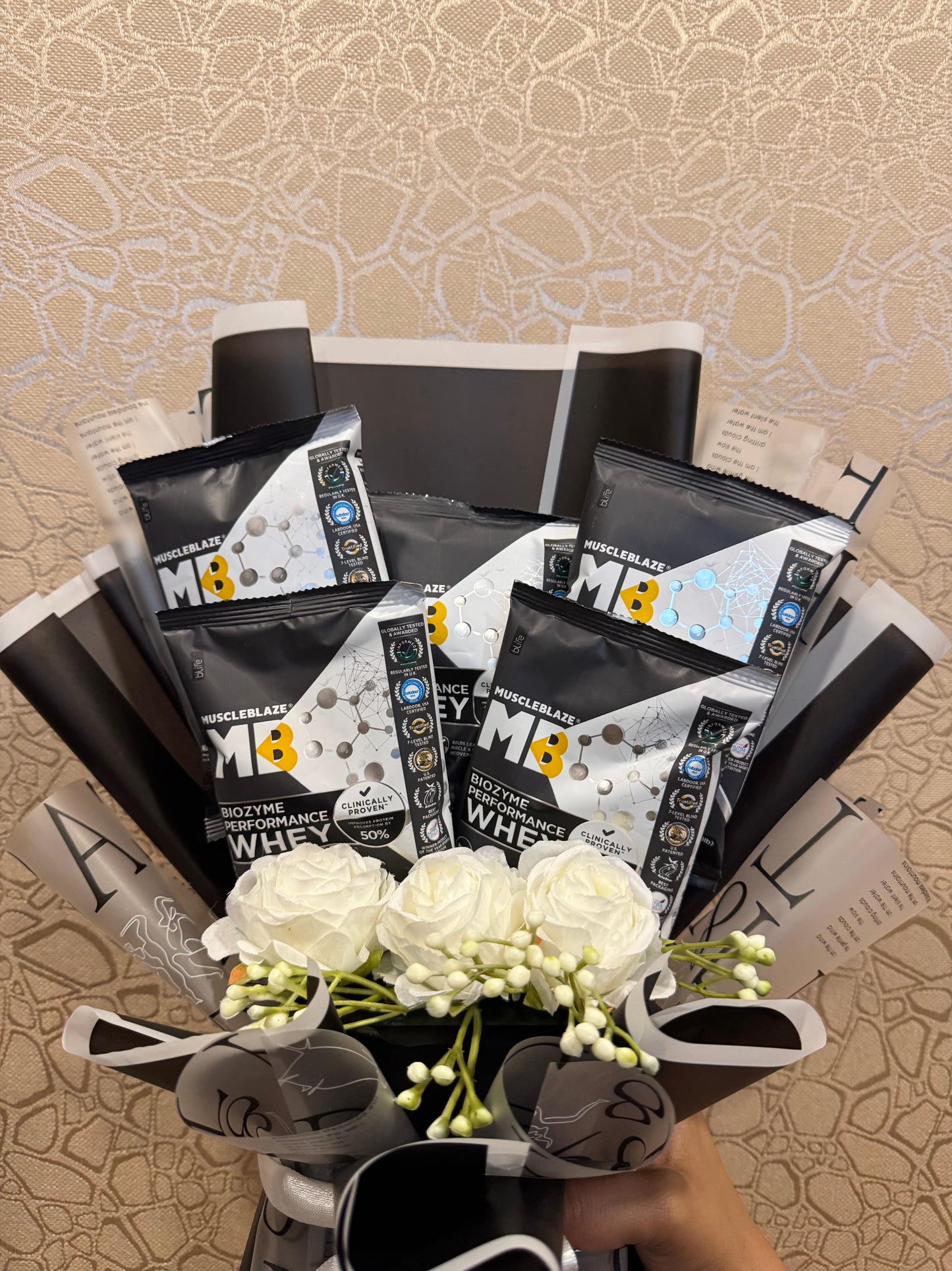MuscleBlaze Protein Bouquet – Because real love builds muscle