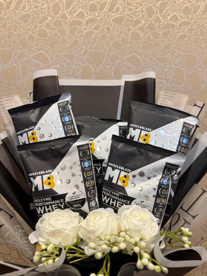 MuscleBlaze Protein Bouquet – Because real love builds muscle