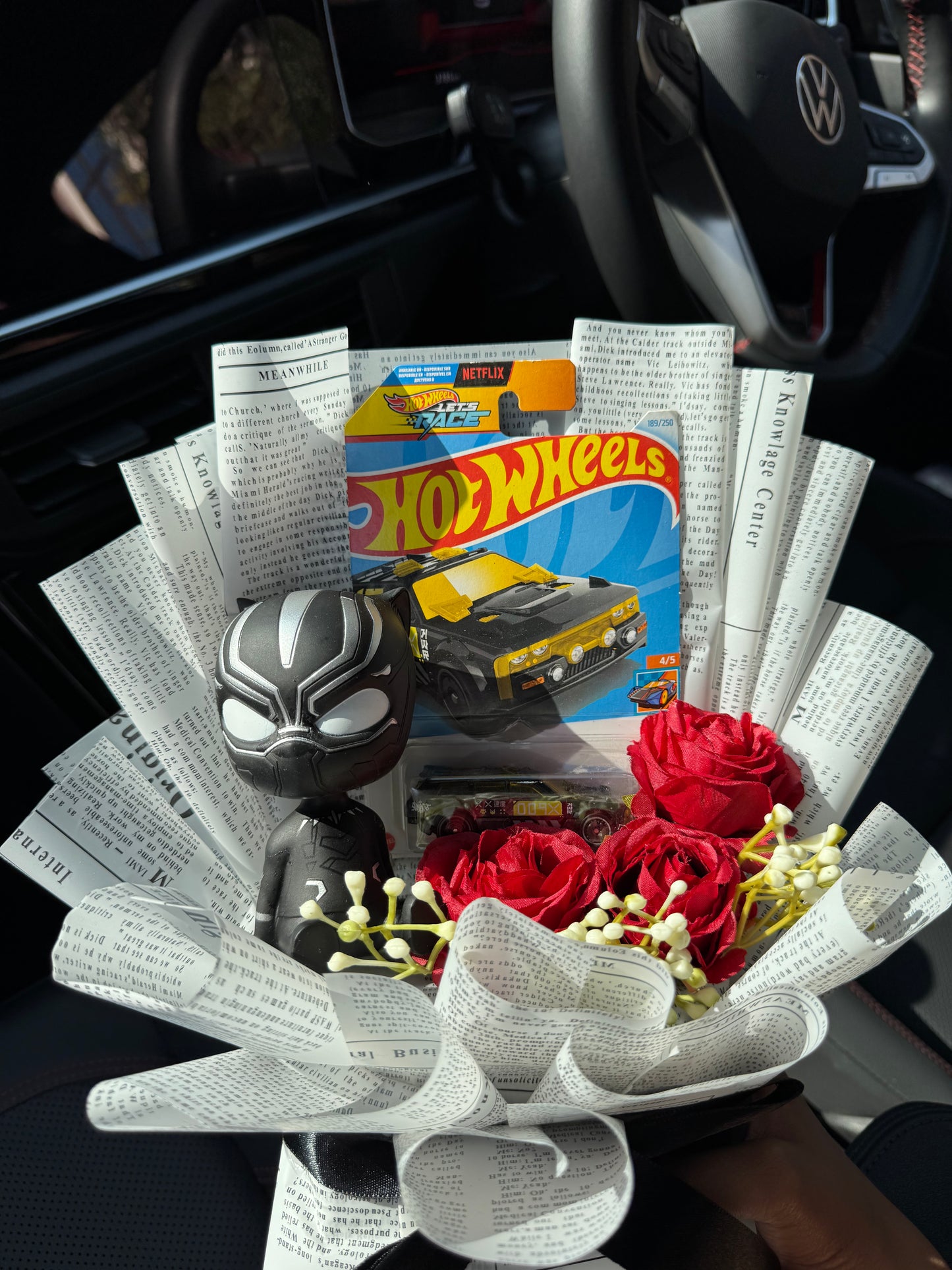 Black Panther Hot Wheels Bouquet – Born from Wakandan power