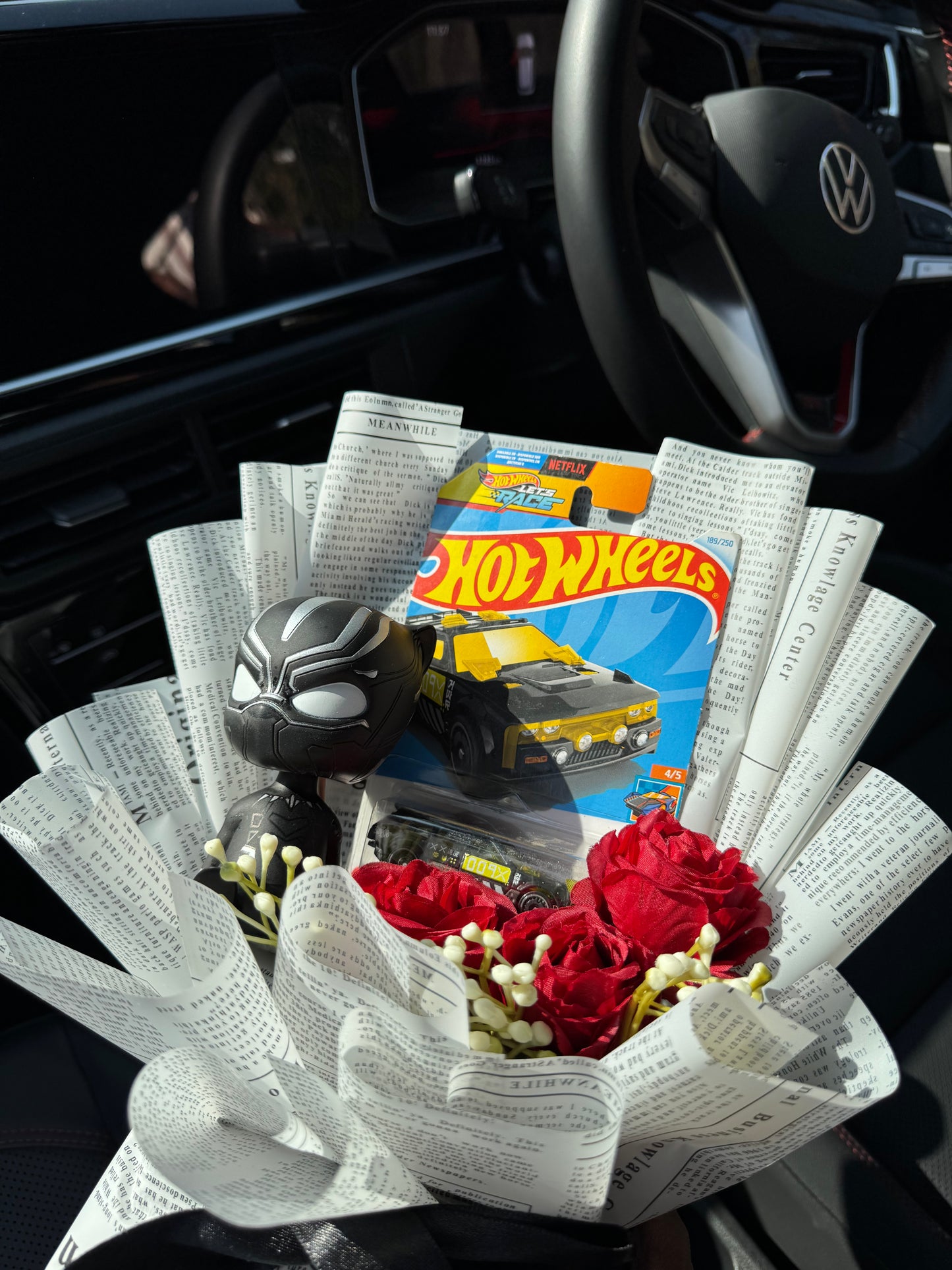 Black Panther Hot Wheels Bouquet – Born from Wakandan power
