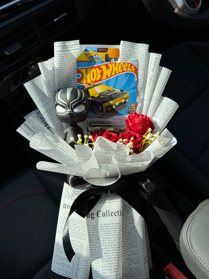 Black Panther Hot Wheels Bouquet – Born from Wakandan power