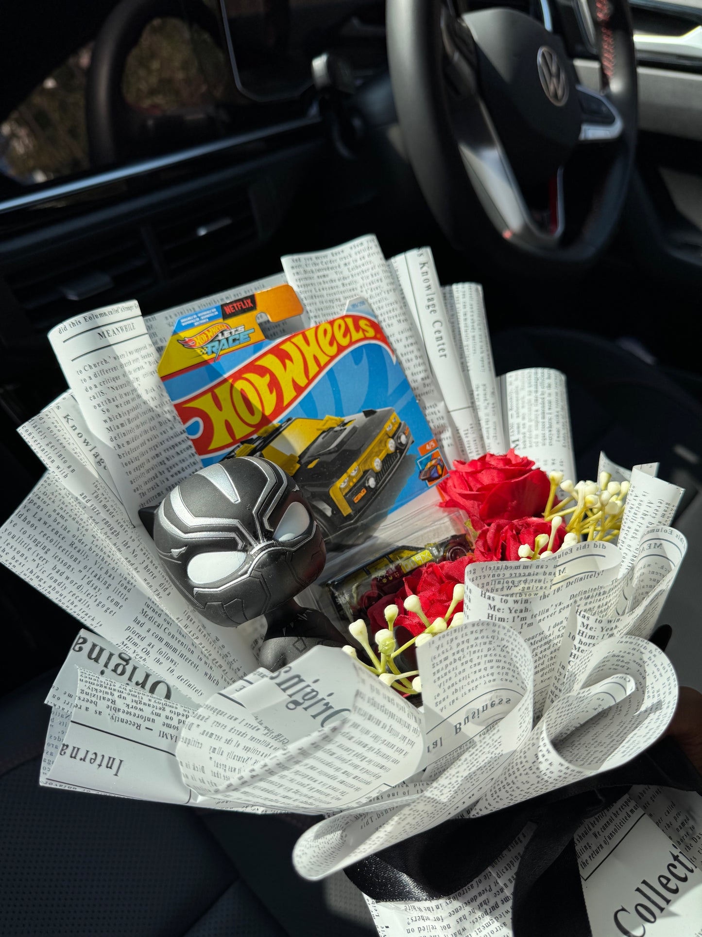 Black Panther Hot Wheels Bouquet – Born from Wakandan power
