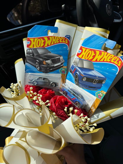 Mercedes & BMW Hot Wheels Bouquet – Icons born to lead the road