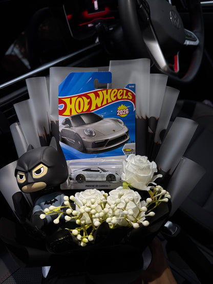 Batman Porsche Hot Wheels Bouquet – Darkness Drives