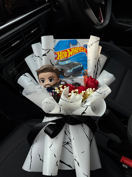 Hot Wheels Captain America Bouquet – Shield Of Power, Heart Of Steel