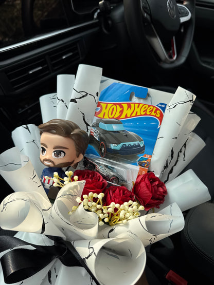 Hot Wheels Captain America Bouquet – Shield Of Power, Heart Of Steel
