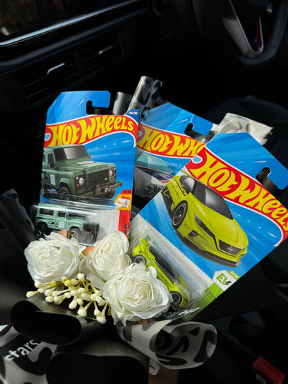 Premium Hot Wheels Bouquet – Icons on Wheels, Wrapped to Impress