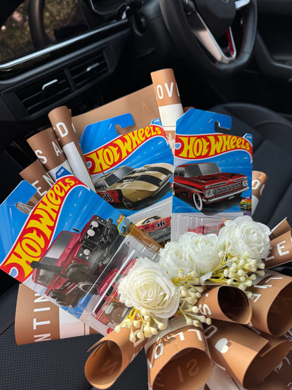 Premium Hot Wheels Bouquet – Where Classics Meet Class