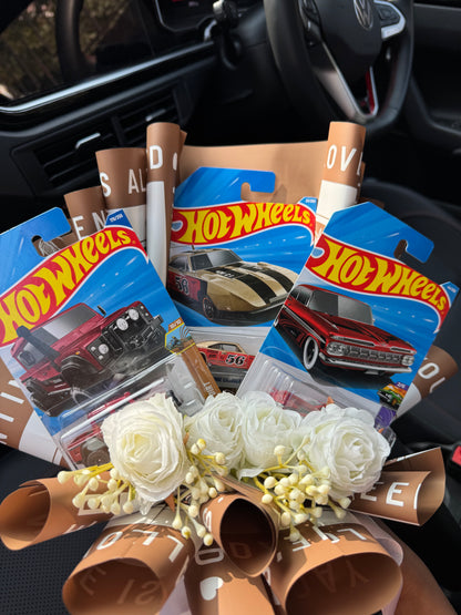 Premium Hot Wheels Bouquet – Where Classics Meet Class