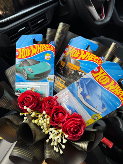 Premium Hot Wheels Bouquet – Legendary Rides, Unforgettable Gift