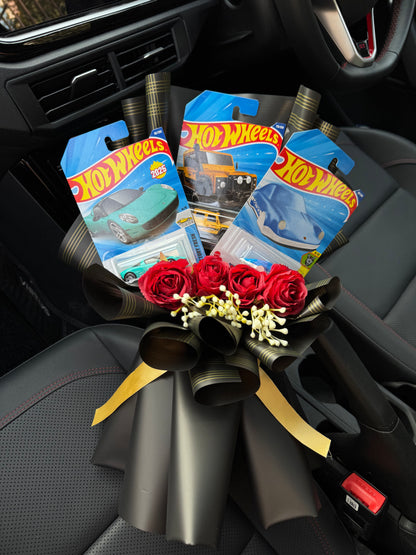 Premium Hot Wheels Bouquet – Legendary Rides, Unforgettable Gift