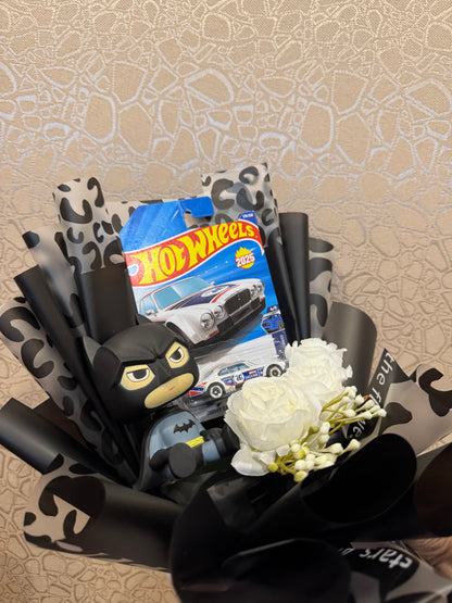 Batman Hot Wheels Jaguar Bouquet – Drive Into The Dark Side Of Style