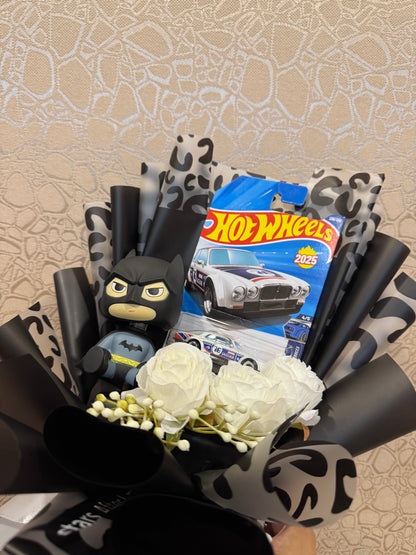 Batman Hot Wheels Jaguar Bouquet – Drive Into The Dark Side Of Style
