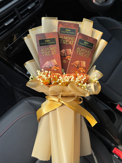 Cadbury Temptations Chocolate Bouquet – Golden Elegance Crafted For Pure Indulgence