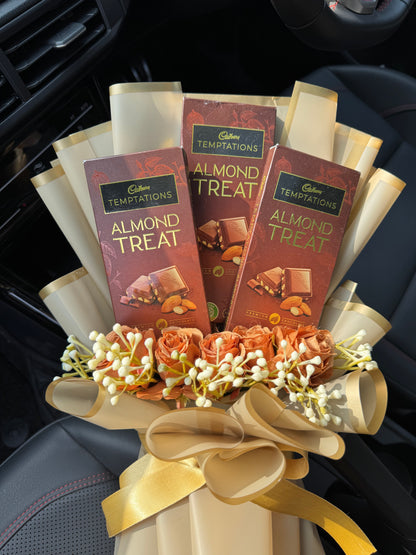 Cadbury Temptations Chocolate Bouquet – Golden Elegance Crafted For Pure Indulgence