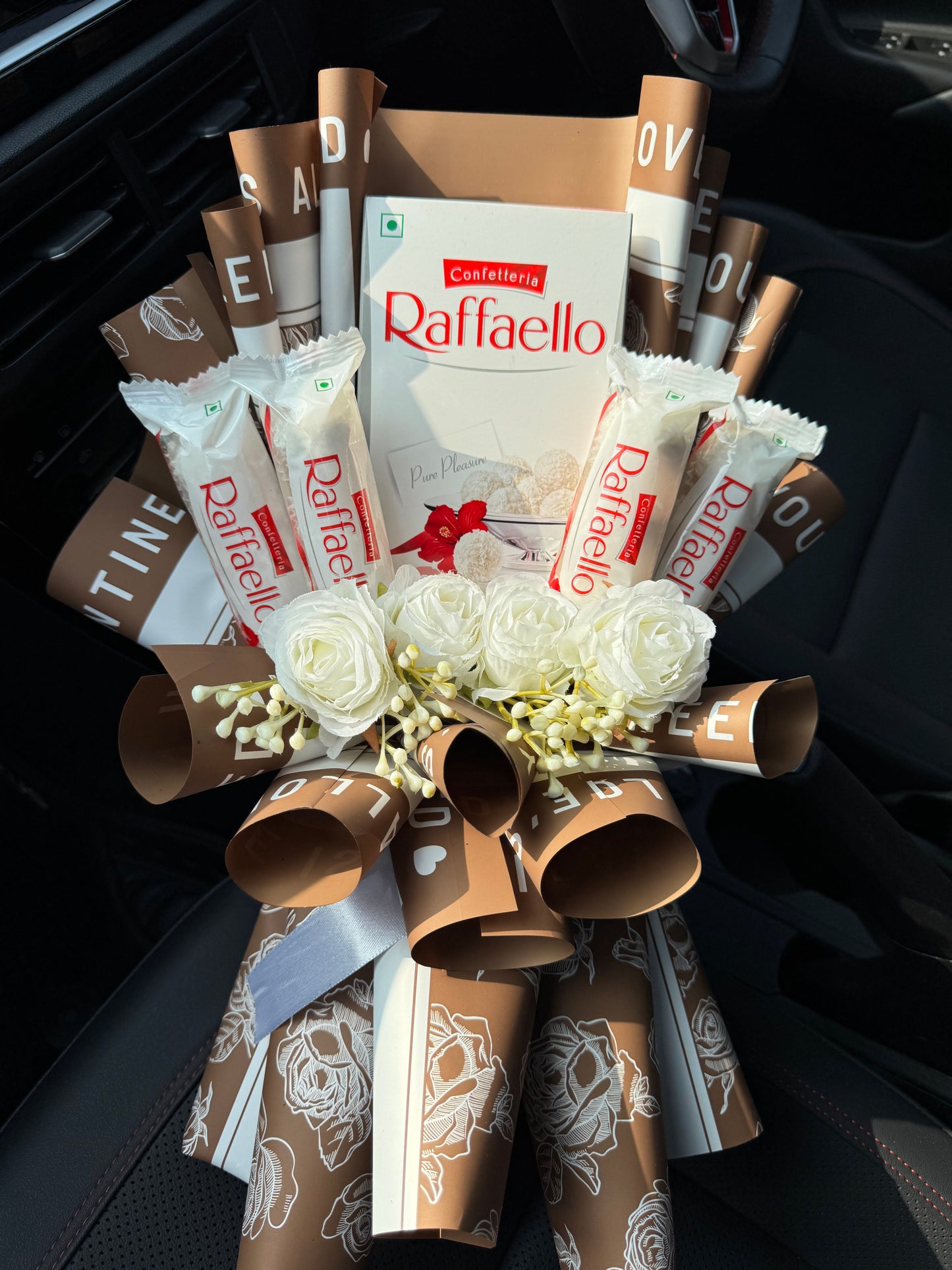 Raffaello Chocolate Bouquet – Pure Elegance Wrapped In Timeless Luxury