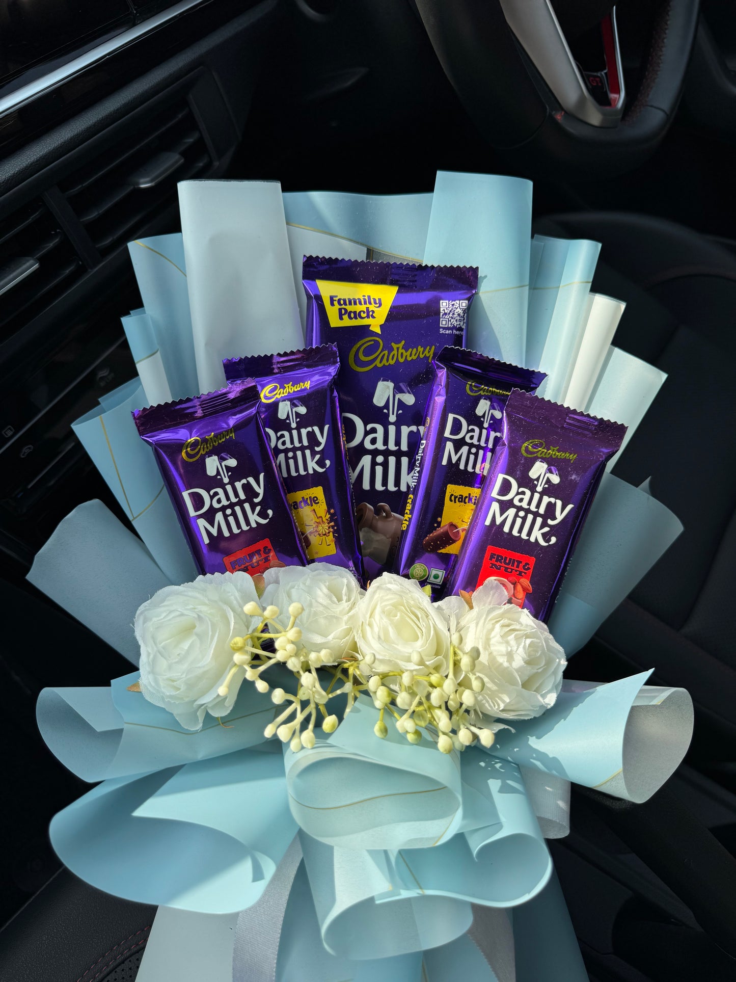 Cadbury Dairy Milk Chocolate Bouquet – A Soft Pastel Gift Of Sweet Elegance