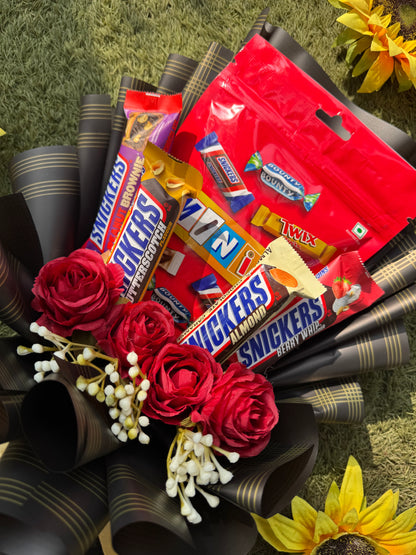 Snickers Chocolate Bouquet – A Statement Of Sweet Indulgence