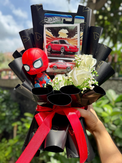 67 Porsche 911 R Hot Wheels Bouquet - The Spiderman Edition