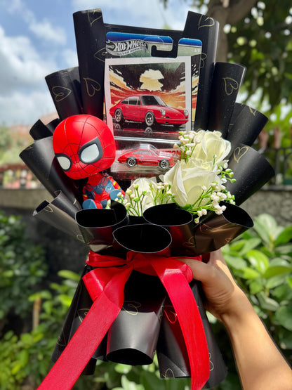 67 Porsche 911 R Hot Wheels Bouquet - The Spiderman Edition