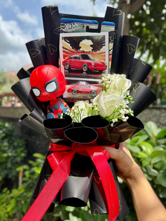 67 Porsche 911 R Hot Wheels Bouquet - The Spiderman Edition