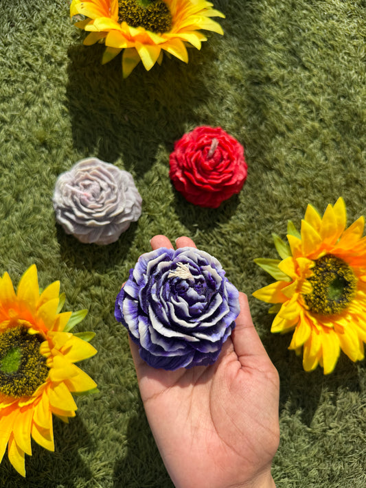 The "Color Pop" Rose Candle Set