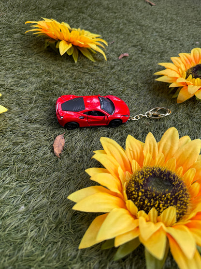 Premium Ferrari 488 Metal Car Keychain – Iconic Style, Power & Luxury