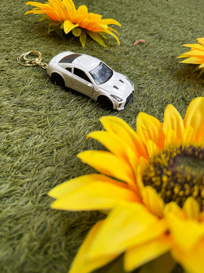 Premium Nissan GT-R (R35) Metal Car Keychain – Luxury, Strength & Style