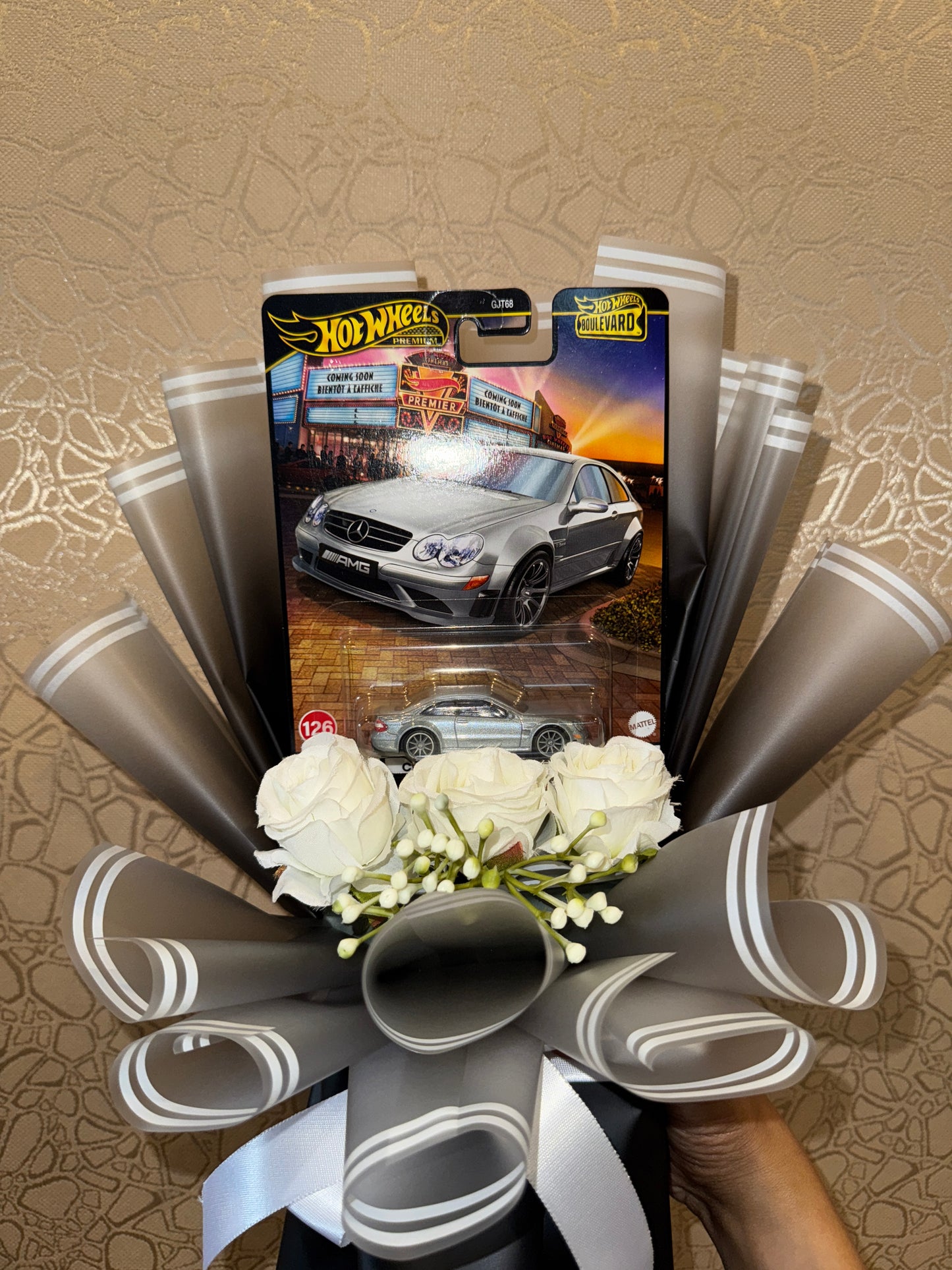 Mercedes-Benz CLK 63 AMG Hot Wheels Bouquet – Class, Speed & Elegance