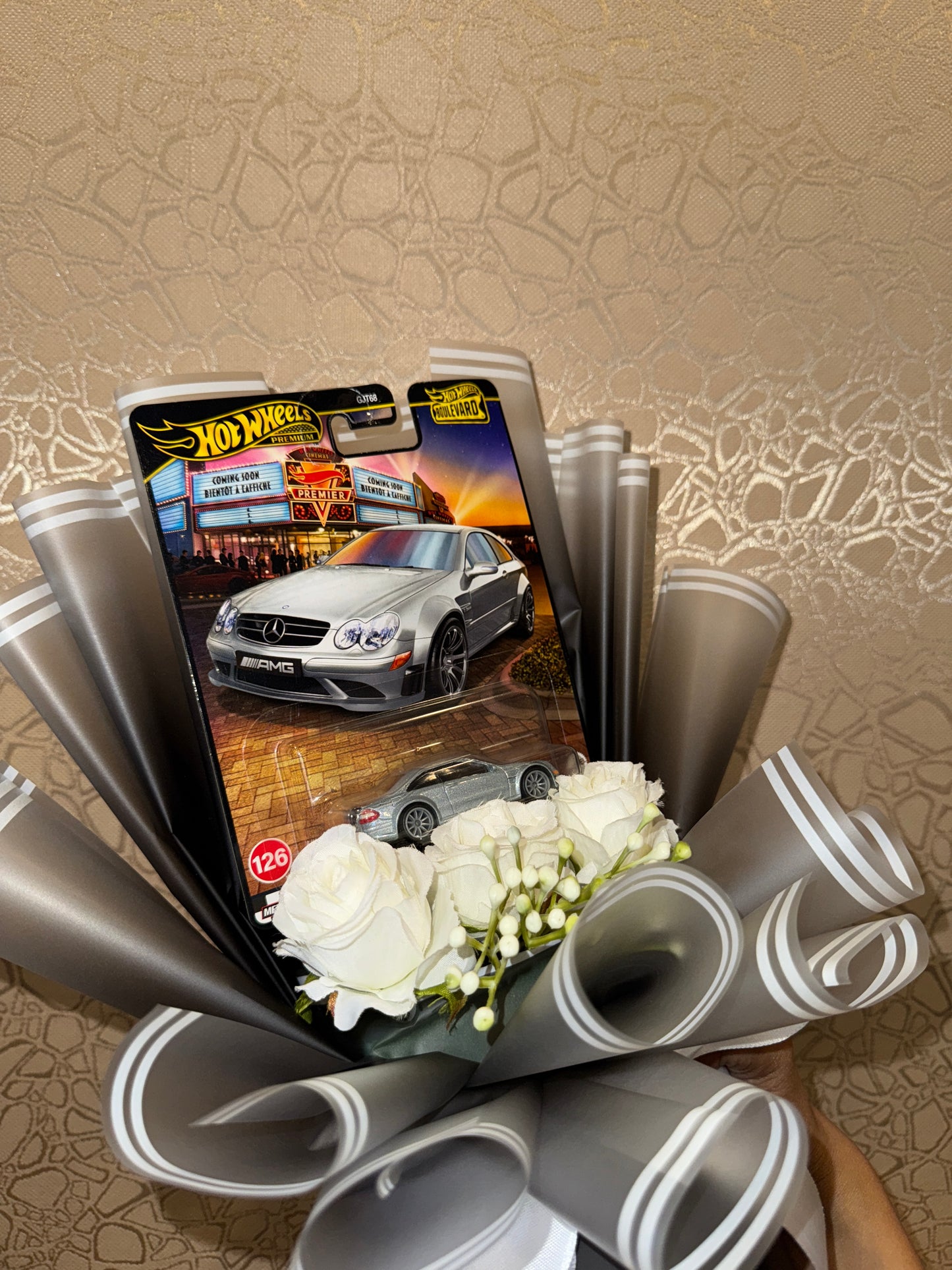 Mercedes-Benz CLK 63 AMG Hot Wheels Bouquet – Class, Speed & Elegance