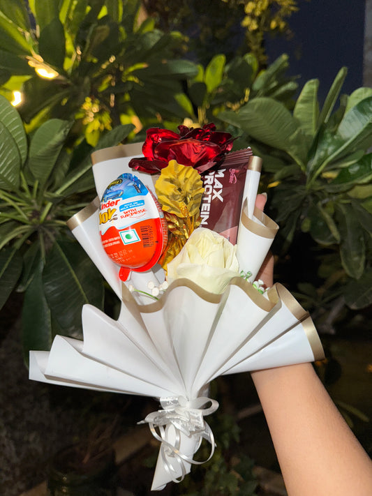 Protien Rich Bouquet - Sweat & Sweet Treat