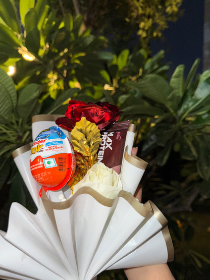 Protien Rich Bouquet - Sweat & Sweet Treat