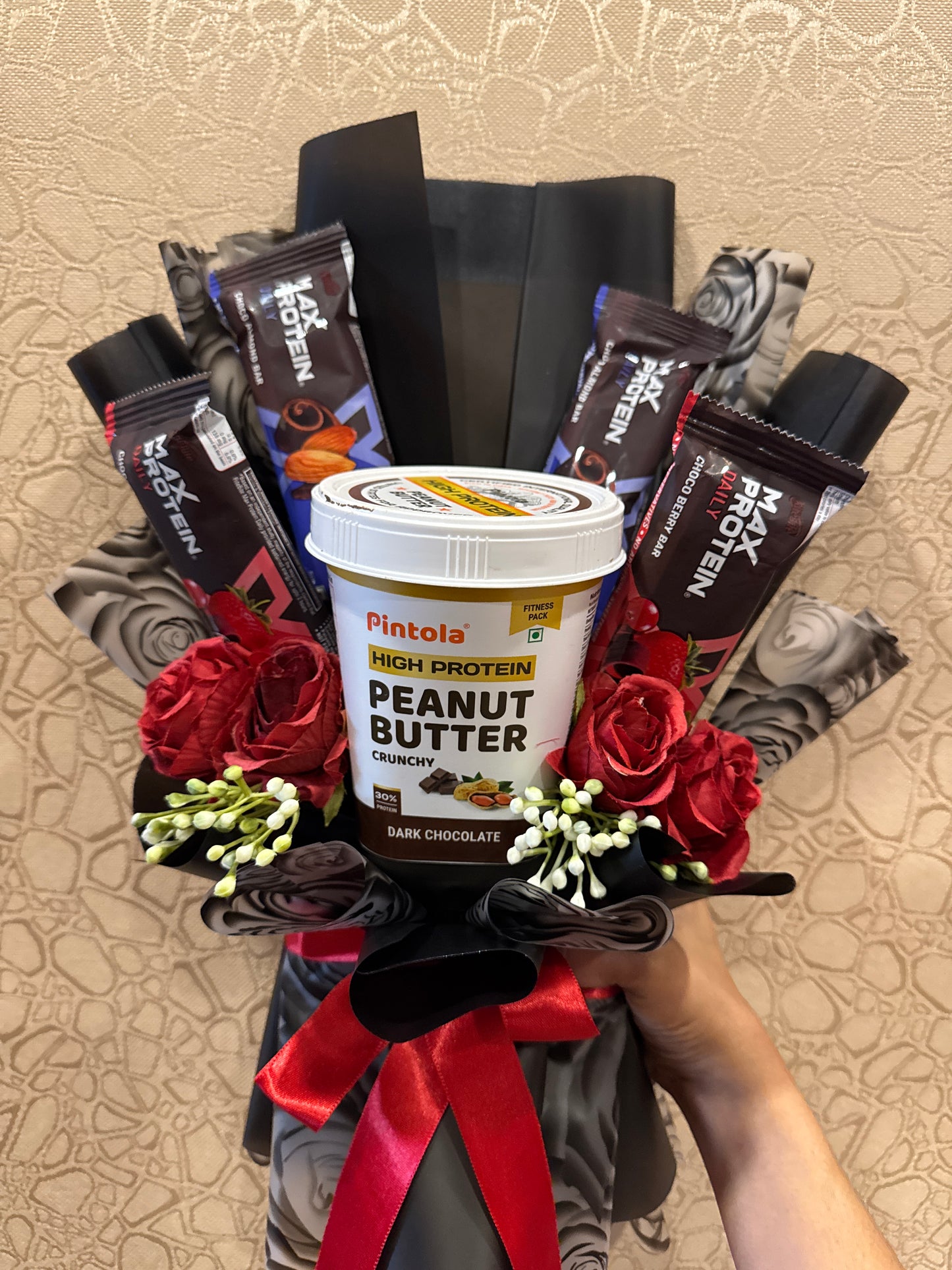 The Protein Bouquet -  Flex Hard, Eat Harder