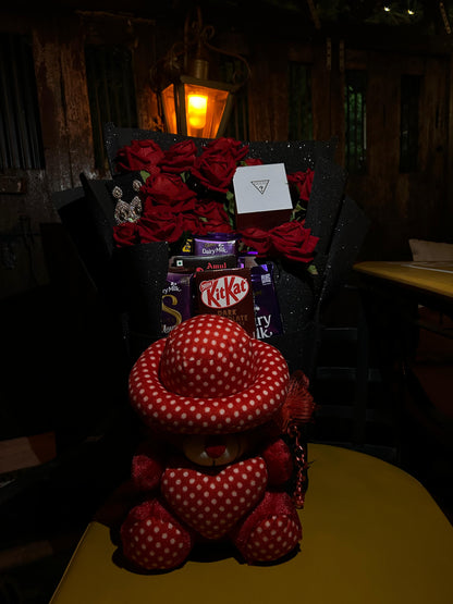Luxury Gift Bouquet with Chocolates and Accessories