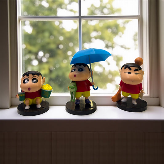 Cute Shin-Chain Set of 3 Action Figures