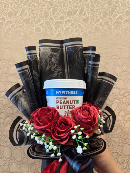 Fuel Your Passion: The MyFitness Peanut Butter & Rose Bouquet
