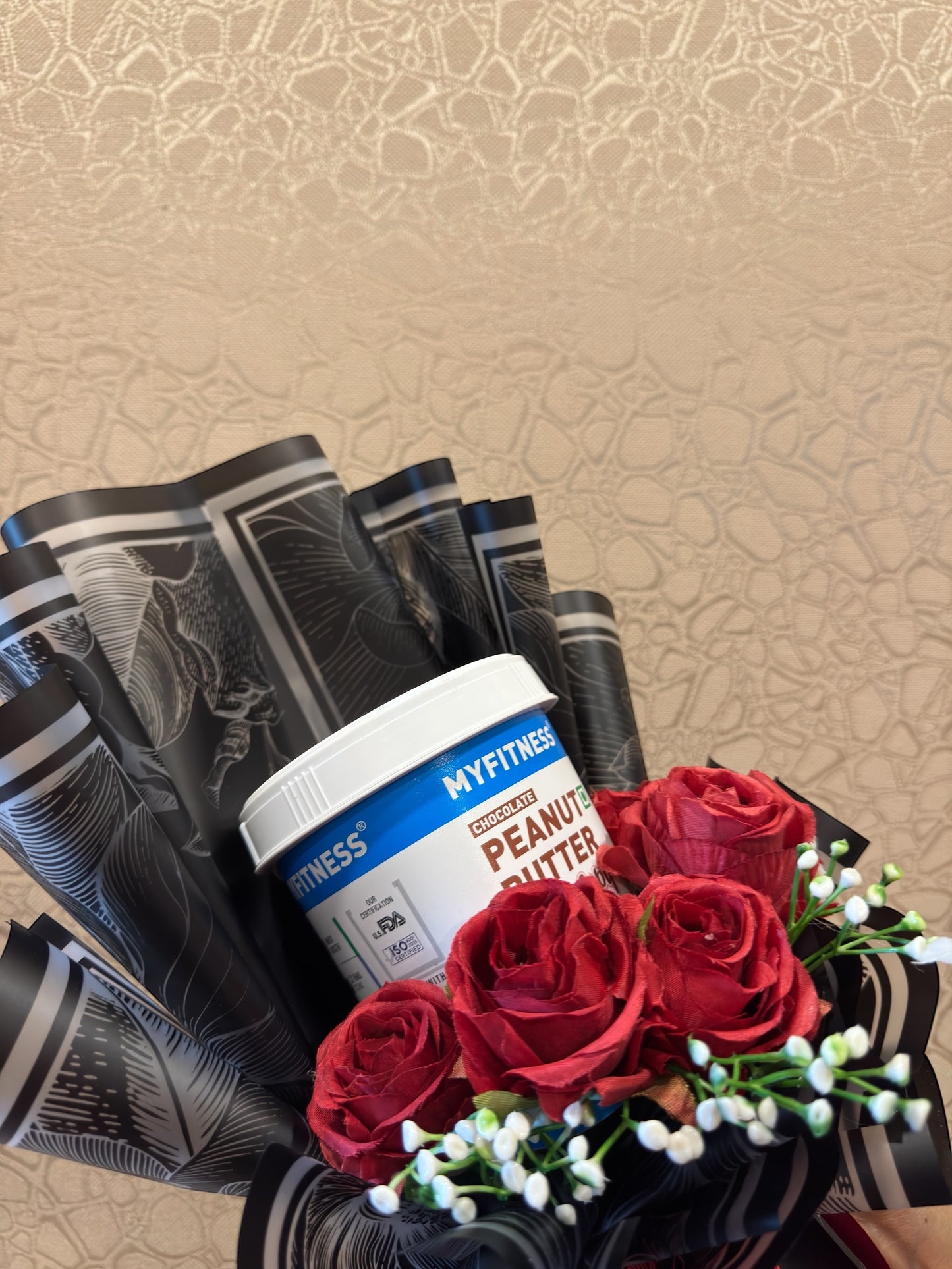 Fuel Your Passion: The MyFitness Peanut Butter & Rose Bouquet
