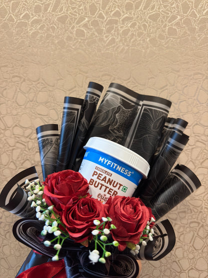 Fuel Your Passion: The MyFitness Peanut Butter & Rose Bouquet