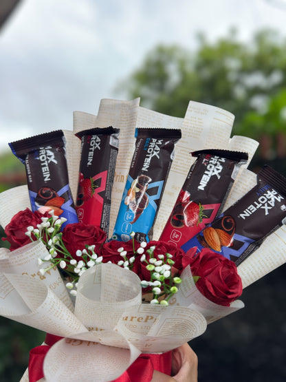 Fuel Your Grind: A Unique Max Protein Bar Bouquet for Gym Enthusiasts