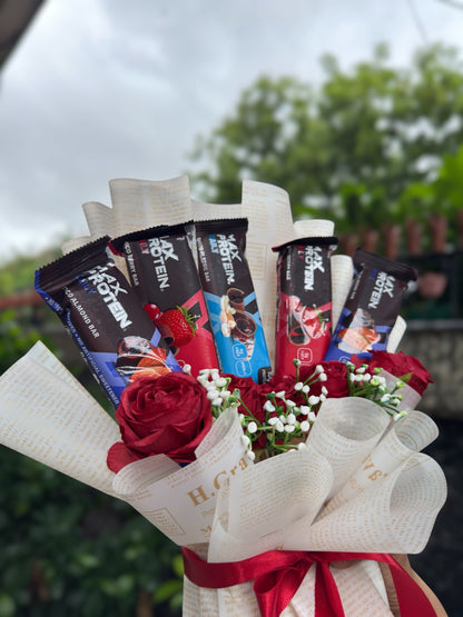 Fuel Your Grind: A Unique Max Protein Bar Bouquet for Gym Enthusiasts