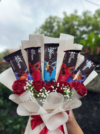 Fuel Your Grind: A Unique Max Protein Bar Bouquet for Gym Enthusiasts